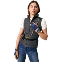 Produktbild von PS of Sweden Reithandschuhe für Frauen aus Jeans in Blau und Beige