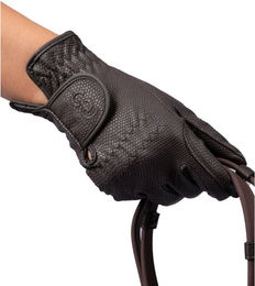 PS of Sweden Reithandschuhe Grip aus Kunstleder Unisex Ganzjährig in Braun oder Schwarz – Bild 1 von 4