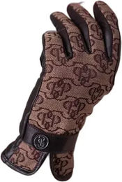 Produktbild von PS of Sweden Reithandschuhe Monogram aus Leder für Damen in Braun Größe 7,5