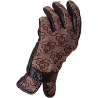 Produktbild von PS of Sweden Reithandschuhe Monogram aus Leder für Damen in Braun Größe 7,5