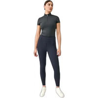Produktbild von PS of Sweden Reitleggings Katja Damen mit Knie Grip in Schwarz und Blau