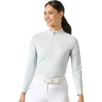 Produktbild von PS of Sweden Reitshirt Evelina Crystal Langarm-Baselayer für Damen in Blau Weiß Größe S