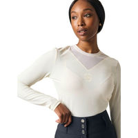 Produktbild von PS of Sweden Reitshirt Leander LS FS 2025 Langarmshirt Beige Größe XS