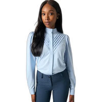 Produktbild von PS of Sweden Reitshirt Tindra Tuxedo Damen Blau Baumwolle Größe S