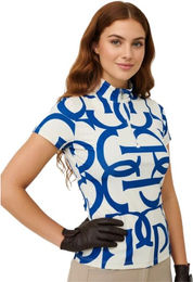 PS of Sweden Reitshirt Vera für Damen in Weiß Größe M aus Polyamid für den Sommer – Bild 1 von 1