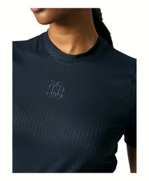 PS of Sweden Reittrikot Damen Courtney Striped Mesh Sommer Blau Schwarz XL – Bild 1 von 4