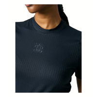 Produktbild von PS of Sweden Reittrikot Damen Courtney Striped Mesh Sommer Blau Schwarz XL