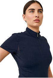 PS of Sweden Reittrikot Everly Damen mit 1/2 Reißverschluss Blau – Bild 1 von 3