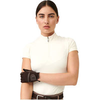 Produktbild von PS of Sweden Reittrikot Everly Damen mit 1/2 Reißverschluss Weiß Größe M