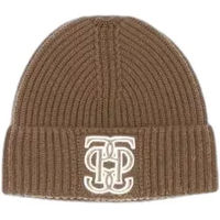 Produktbild von PS of Sweden Rio Twill Monogram Mütze aus Wolle Braun Unisex
