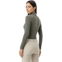 Produktbild von PS of Sweden Ryder Unterziehtrikot Reitshirt für Damen in Grün Größe L