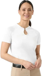 Produktbild von PS of Sweden Selena Paneled Damen Turnierpoloshirt aus Mesh Weiß XL