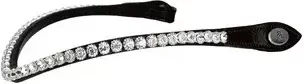 PS of Sweden Slim Crystal Stirnband für Pferde in Schwarz – Bild 1 von 1