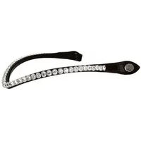 Produktbild von PS of Sweden Slim Crystal Stirnband für Pferde in Schwarz oder Braun