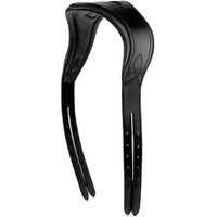 Produktbild von PS of Sweden Snaffle Relief D Kopfstück für Pferde aus Leder in Schwarz XL