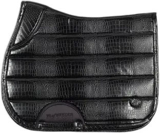 Produktbild von PS of Sweden Springreitunterlage Croco aus Kunstleder in Schwarz
