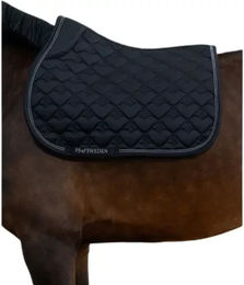 Produktbild von PS of Sweden Springschabracke Heart in Schwarz und Gold aus Stoff