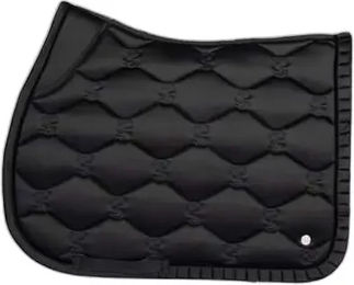 PS of Sweden Springschabracke Ruffle Schwarz für Warmblut aus Polyester – Bild 1 von 5