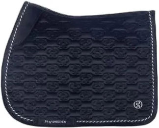 PS of Sweden Springschabracke Velvet Monogram Schwarz für Warmblut – Bild 1 von 3