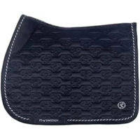 Produktbild von PS of Sweden Springschabracke Velvet Monogram Schwarz für Warmblut