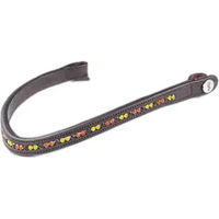 Produktbild von PS of Sweden Stirnband National Team für Pferde aus Leder in Braun