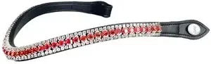 PS of Sweden Stirnband The Original Delight Guava Leder Schwarz Rosa – Bild 1 von 1
