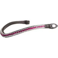 Produktbild von PS of Sweden Stirnband The Original Delight Hibiscus aus Leder in Rosa und Braun