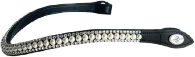 Produktbild von PS of Sweden Stirnriemen Classic Pearl Ivory aus Leder in Weiß