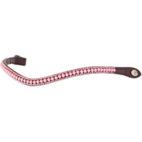 Produktbild von PS of Sweden Stirnriemen Classic Pearl Vintage Pink Braun COB