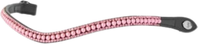 PS of Sweden Stirnriemen Classic Pearl Vintage Pink Schwarz Full – Bild 1 von 1