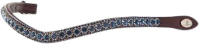 PS of Sweden Stirnriemen Luxe Celestial Blue Braun Full – Bild 1 von 1