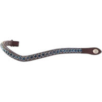 Produktbild von PS of Sweden Stirnriemen Luxe Celestial Blue Braun Full