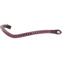 Produktbild von PS of Sweden Stirnriemen Luxe Eclipse Purple Braun COB