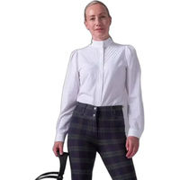 Produktbild von PS of Sweden Tindra Tuxedo Reitshirt Damen Weiß Baumwolle Größe L