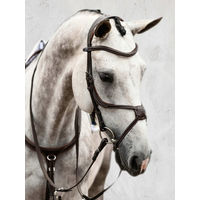 Produktbild von PS of Sweden Trensenzaum Athens aus Leder für Ponys in Braun
