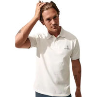 Produktbild von PS of Sweden Turnier-Poloshirt Lucas Reitshirt für Herren aus Baumwolle Weiß Größe S