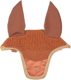 PS of Sweden Vintage Monogram Kurze Mütze für Pferde in Braun – Bild 1 von 1
