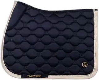 Produktbild von PS of Sweden Vintage Monogram Springersattelunterlage für Pferde in Blau