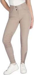 Produktbild von PS of Sweden Zephyra Laser Cut Reithose Damen Grau Beige Größe 38