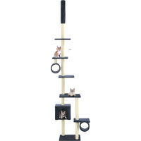 Produktbild von PUEAZU Katzenbaum mit Sisal-Kratzsäulen 260 cm Dunkelblau