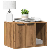 Produktbild von PUEAZU Katzenklo Artisan Eiche 60x40x40 cm aus Holzwerkstoff