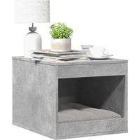 Produktbild von PUEAZU Katzenklo Betongrau 47x59x42 cm aus Holzwerkstoff