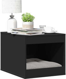 PUEAZU Katzenklo Schwarz 47x59x42 cm aus Holzwerkstoff – Bild 1 von 1