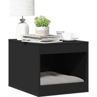 Produktbild von PUEAZU Katzenklo Schwarz 47x59x42 cm aus Holzwerkstoff