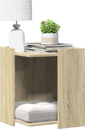 PUEAZU Katzenklo Sonoma Eiche 42x42x51 cm aus Holzwerkstoff – Bild 1 von 1