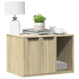 PUEAZU Katzenklo Sonoma Eiche 60x40x40 cm aus Holzwerkstoff – Bild 1 von 1