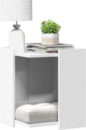 PUEAZU Katzenklo Weiß 42x42x51 cm aus Holzwerkstoff – Bild 1 von 1