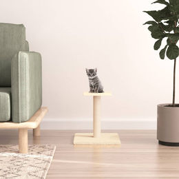 PUEAZU Kratzbaum mit Plattform in Creme 38 cm – Bild 1 von 1