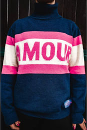 Produktbild von Pullover Damen Ju & Pa Amour in Blau und Bunt