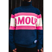 Produktbild von Pullover Damen Ju & Pa Amour in Blau und Bunt